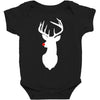 deer skull christmas Baby Bodysuit