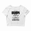 I'm Called Grandpa Because I'm Way Too Cool To Be Called Grandfather Crop Top