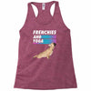 frenchies and yoga Racerback Tank