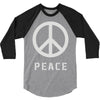 peace sign 3/4 Sleeve Shirt