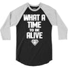 what a time to be alive 3/4 Sleeve Shirt