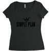 simple plan Women's Triblend Scoop T-shirt