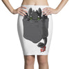pocket toothless Pencil Skirts