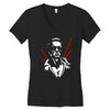 new retro 1980's the terminator Women's V-Neck T-Shirt