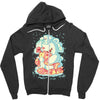 polar bear Zipper Hoodie