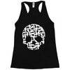 cat skull Racerback Tank