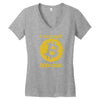 bitcoin Women's V-Neck T-Shirt