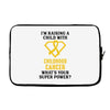 I'm Raising A Child With Childhood Cancer What's Your Super Power Laptop sleeve