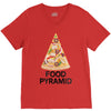 pizza lover's food pyramid V-Neck Tee