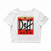 duff parody deff Crop Top