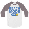 beach mode on 3/4 Sleeve Shirt