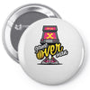 game over man Pin-back button