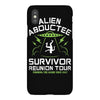 alien abductee survivor tour ufo nerd geek comic funny iPhoneX Case