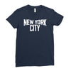 new york city ringer Ladies Fitted T-Shirt