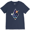 Space Triangle V-Neck Tee
