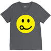 skydiving face V-Neck Tee