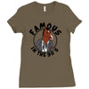 famous in the 90's Ladies Fitted T-Shirt