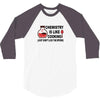 chemistry is like cooking 3/4 Sleeve Shirt