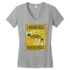 beer goggles sign, ideal gift or birthday present. Women's V-Neck T-Shirt
