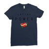 latina power with cute heart Ladies Fitted T-Shirt
