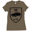dope racing tuning oldschool Ladies Fitted T-Shirt