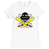 pinch hitter Ladies Fitted T-Shirt