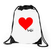 Besties Heart Family Matching Drawstring Bags