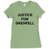Justice For Grenfell Ladies Fitted T-Shirt