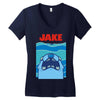 ooomity isle Women's V-Neck T-Shirt