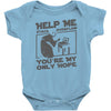 help me stack overflow youre myo nly hope Baby Bodysuit