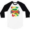 rasta nation, the reggae and dancehall 3/4 Sleeve Shirt