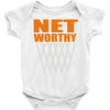 net worthy basketball Baby Onesie