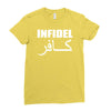 military army infidel Ladies Fitted T-Shirt