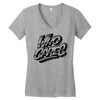 who cares Women's V-Neck T-Shirt