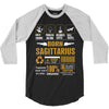 Born Sagittarius Multitasking Problem Solving Tees 3/4 Sleeve Shirt