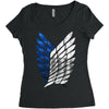 Attack On Titan Women's Triblend Scoop T-shirt