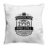 Made In 1998 And Still Awesome Throw Pillow