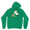 where rainbows come from (green) Hoodie