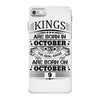 Real Kings Are Born On October 9 iPhone 7 Case