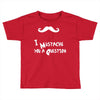 mustache u a question Toddler T-shirt