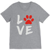 love dog paw V-Neck Tee