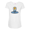 ide lamp Maternity Scoop Neck T-shirt