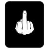 middle finger Mousepad
