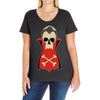 dracula (2) Ladies Curvy T-Shirt