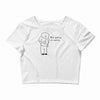 bad poetry Crop Top