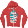not what i am Zipper Hoodie