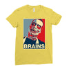 zombie poster, ideal birthday gift or present Ladies Fitted T-Shirt