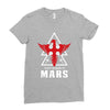 Thirty Seconds To Mars With Eagle Ladies Fitted T-Shirt