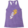 running we kick asphalt Racerback Tank