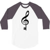 the music is the key 3/4 Sleeve Shirt
